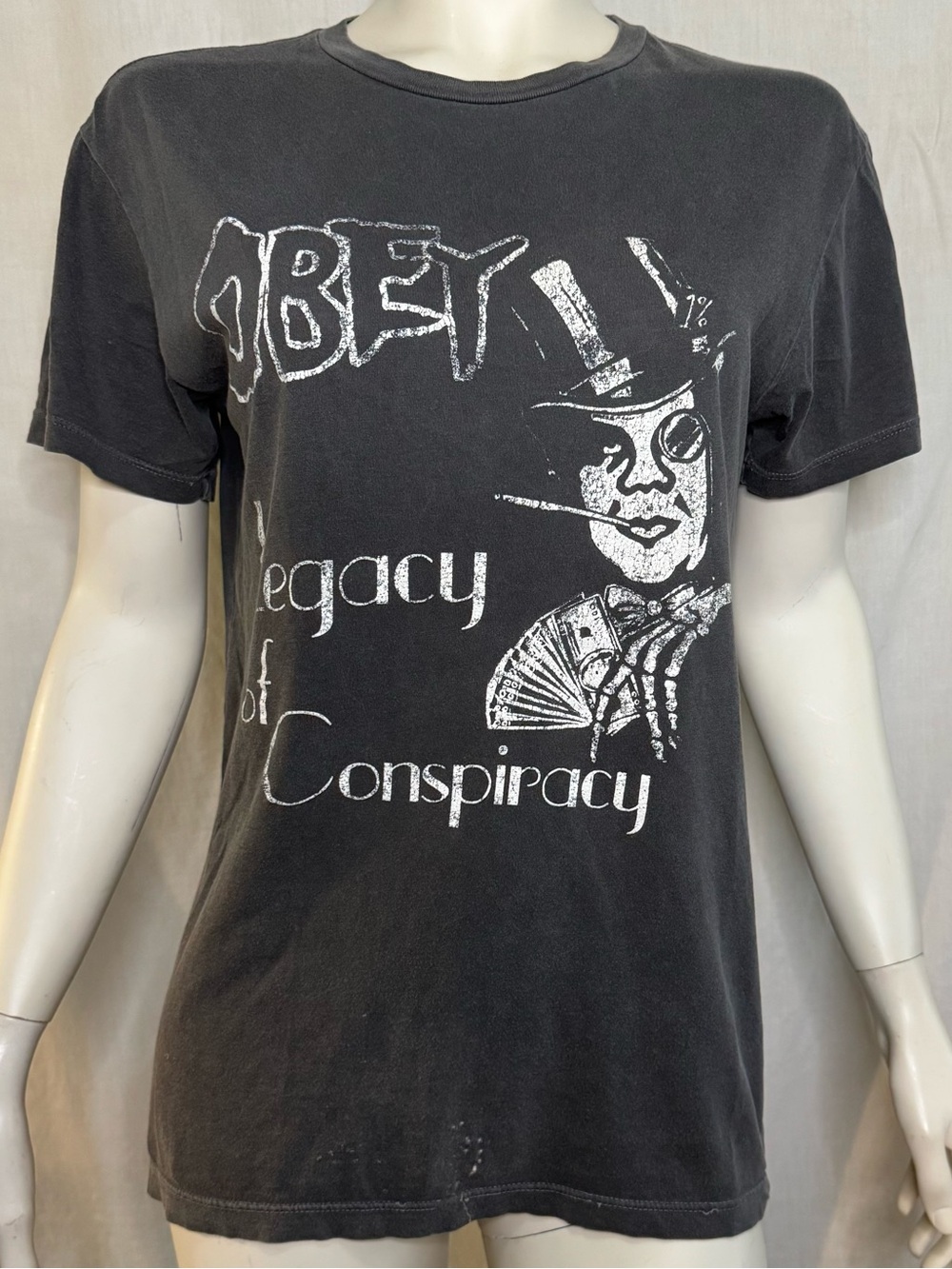 OBEY Legacy of Conspiracy vintage grey t shirt size small